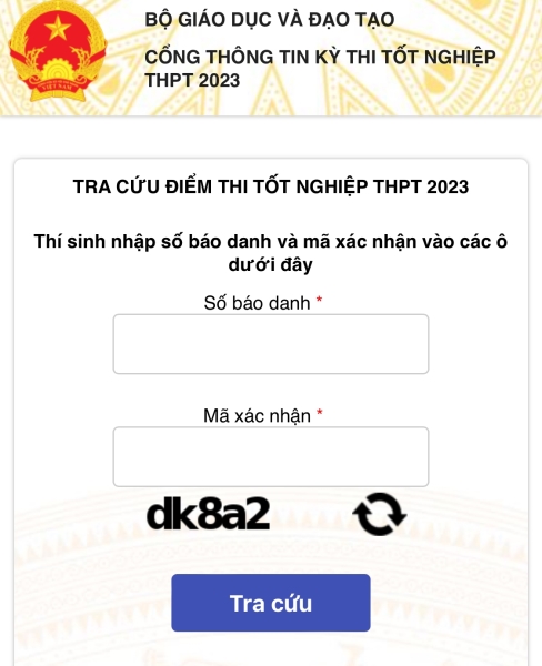 Tra cứu điểm thi tốt nghiệp THPT năm 2023 toàn quốc Online