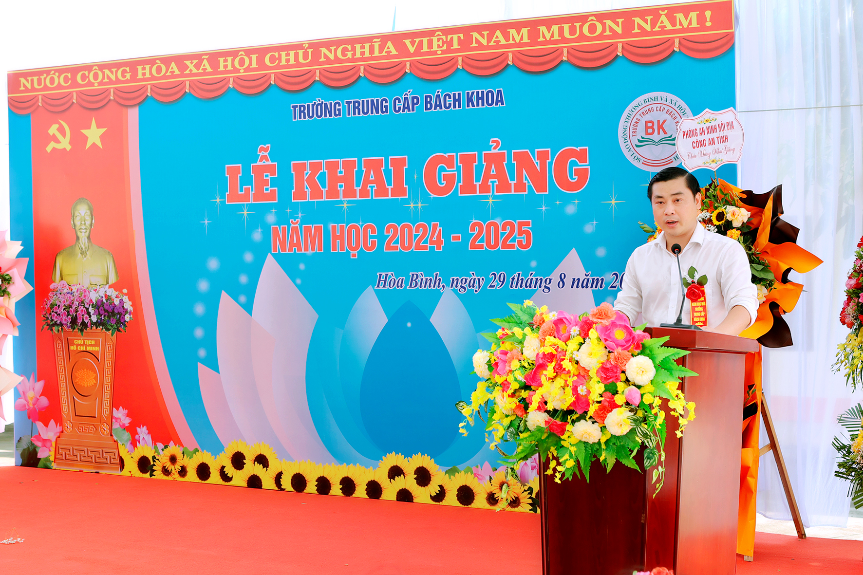 Ông Lưu Thanh Tuân, Chủ tịch Hội đồng quản trị Trường Trung cấp Bách Khoa